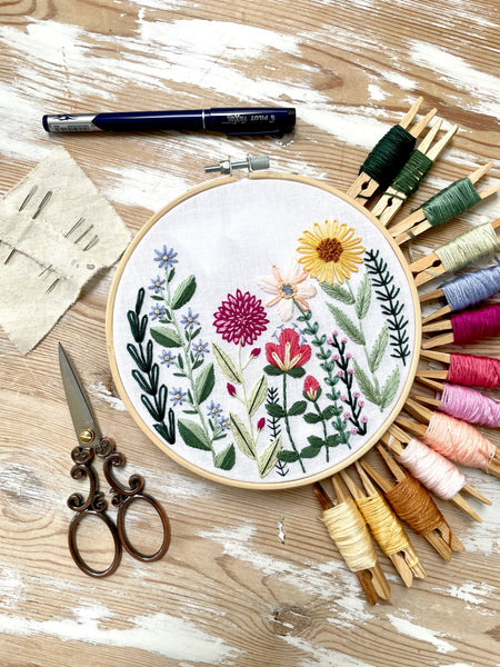 June 2022 Embroidery PDF Pattern  - Re-release