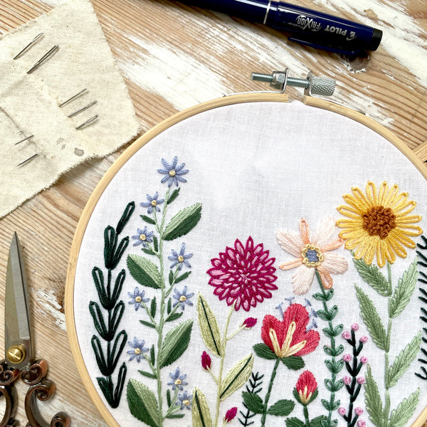 June 2022 Embroidery PDF Pattern  - Re-release