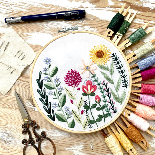 June 2022 Embroidery PDF Pattern  - Re-release