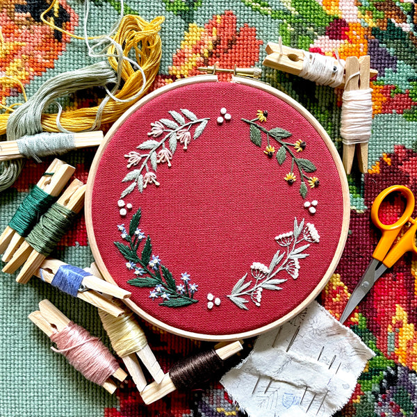October 2023 Embroidery PDF Pattern  - Re-release