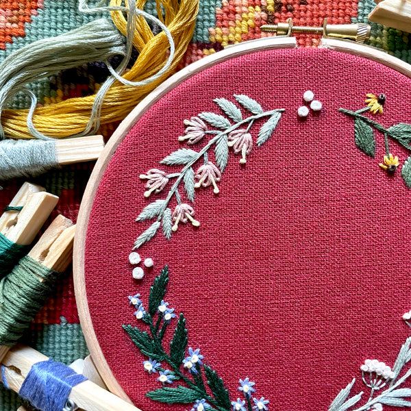 October 2023 Embroidery PDF Pattern  - Re-release