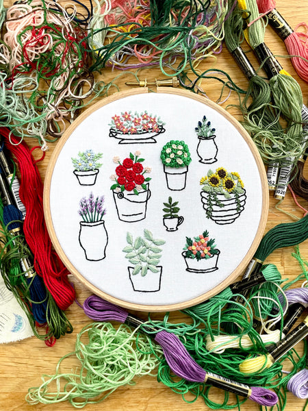 June 2023 Embroidery PDF Pattern  - Re-release