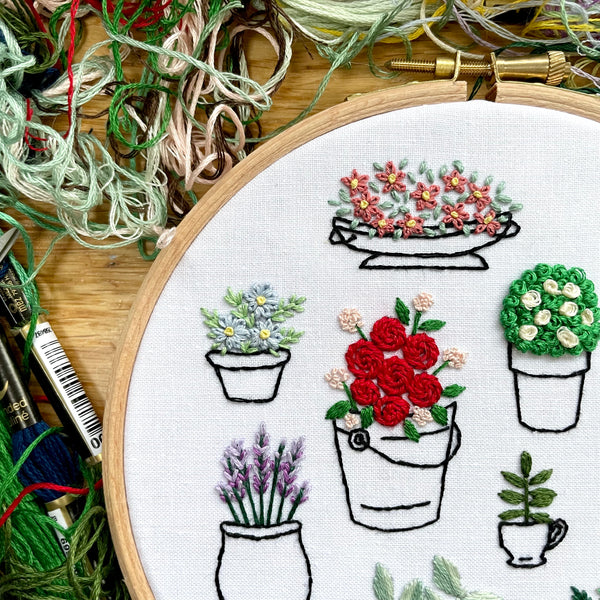 June 2023 Embroidery PDF Pattern  - Re-release