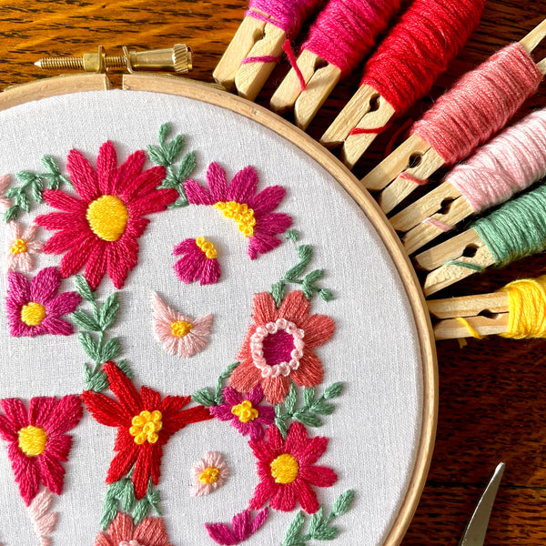 February 2023 Embroidery PDF Pattern  - Re-release
