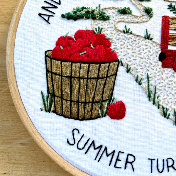September 2023 Embroidery PDF Pattern  - Re-release