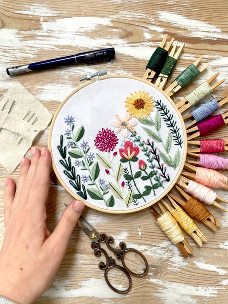 June 2022 Embroidery PDF Pattern  - Re-release