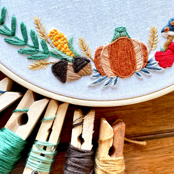 September 2022 Embroidery PDF Pattern  - Re-release