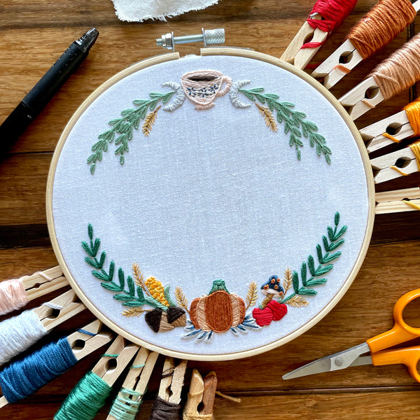 September 2022 Embroidery PDF Pattern  - Re-release