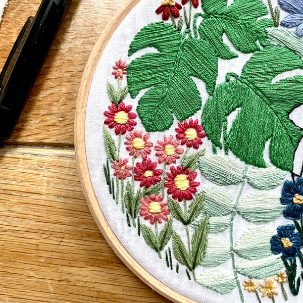 March 2023 Embroidery PDF Pattern  - Re-release
