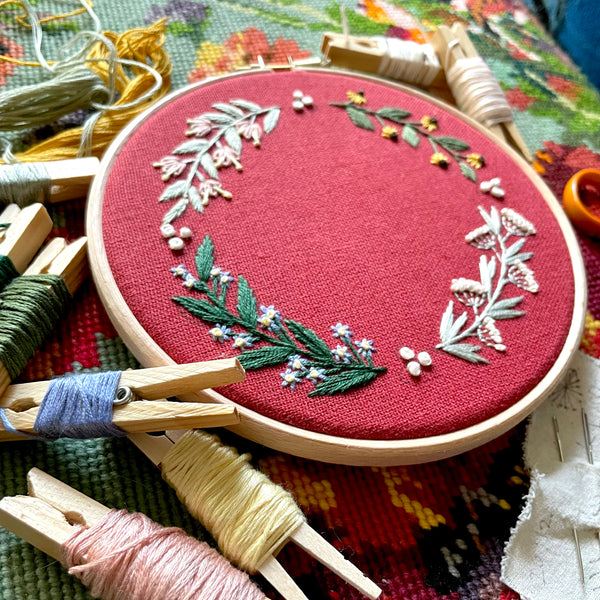October 2023 Embroidery PDF Pattern  - Re-release