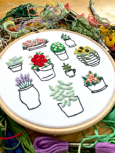 June 2023 Embroidery PDF Pattern  - Re-release