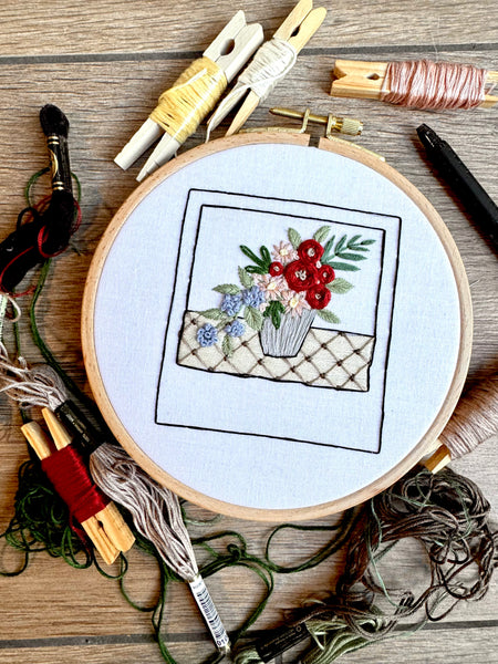 July 2025 Embroidery PDF Pattern  - Re-release