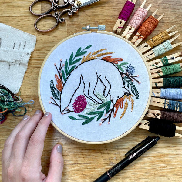 October 2022 Embroidery PDF Pattern  - Re-release