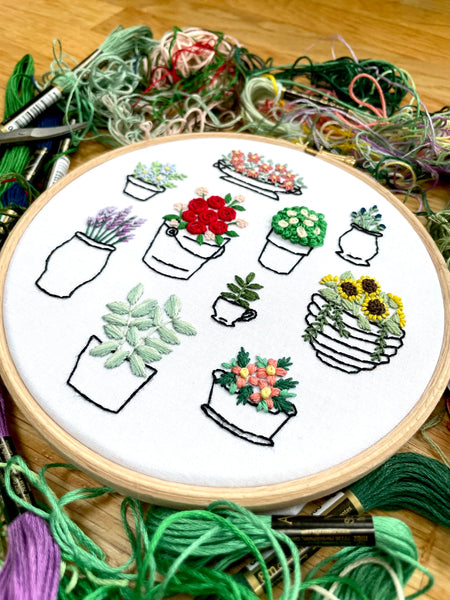 June 2023 Embroidery PDF Pattern  - Re-release