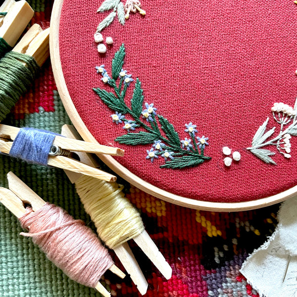 October 2023 Embroidery PDF Pattern  - Re-release