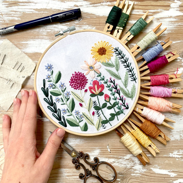 June 2022 Embroidery PDF Pattern  - Re-release
