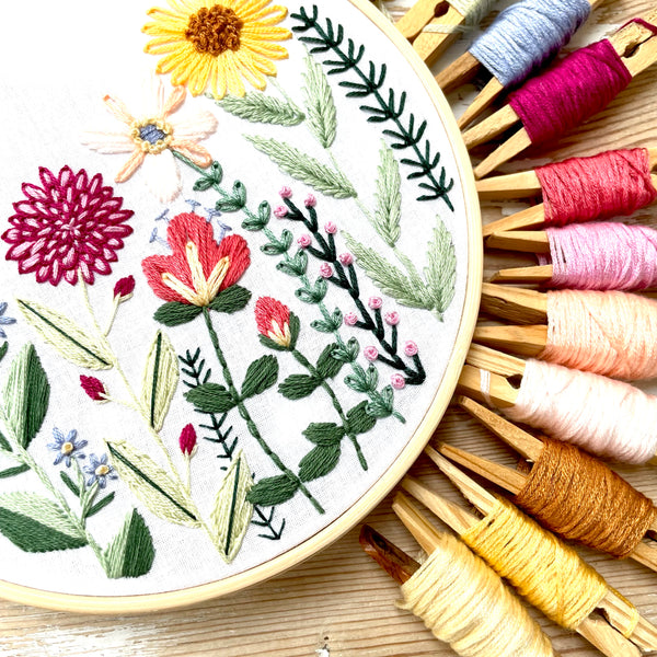 June 2022 Embroidery PDF Pattern  - Re-release