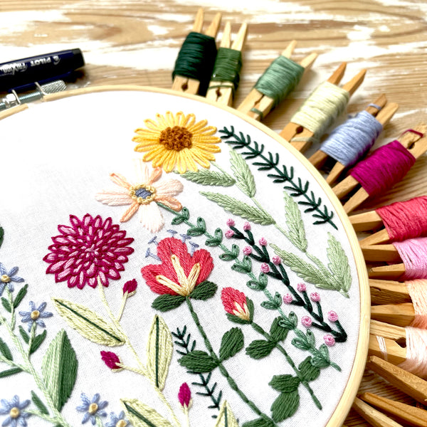 June 2022 Embroidery PDF Pattern  - Re-release