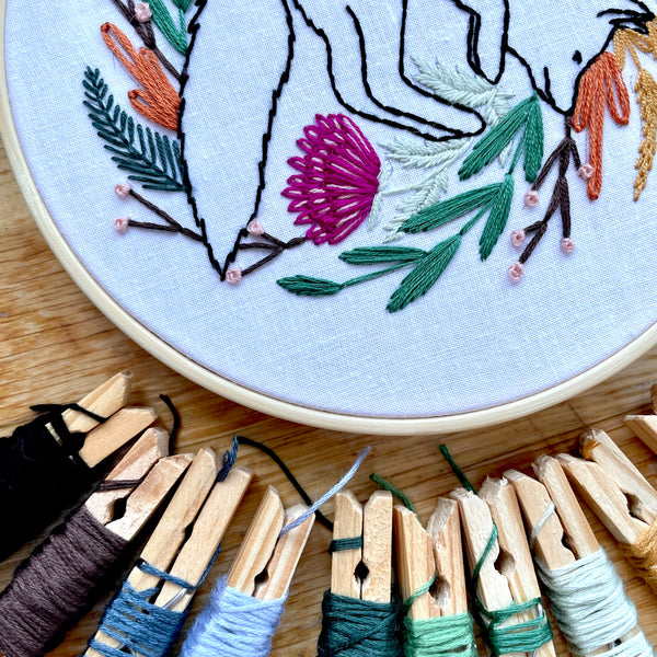October 2022 Embroidery PDF Pattern  - Re-release