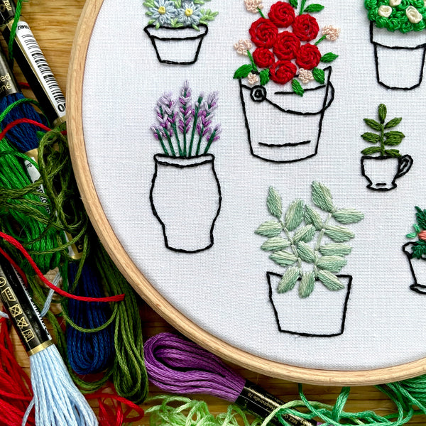 June 2023 Embroidery PDF Pattern  - Re-release