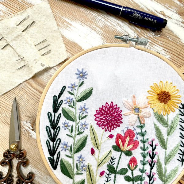 June 2022 Embroidery PDF Pattern  - Re-release