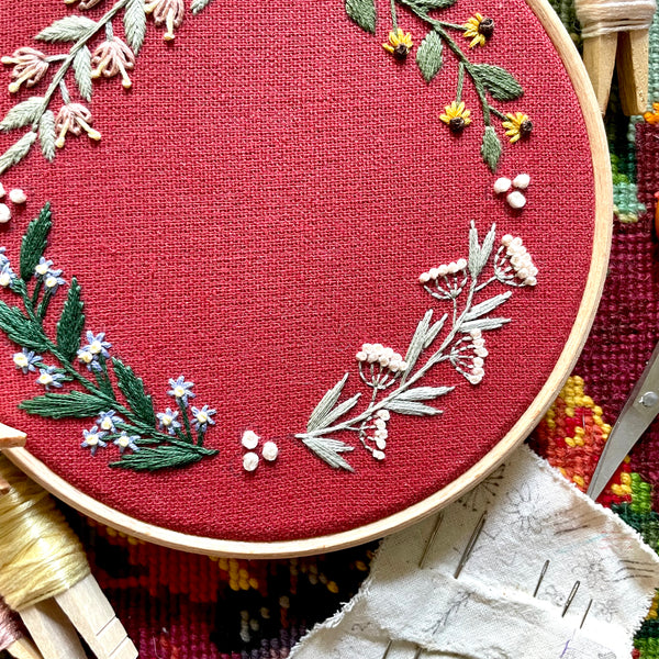 October 2023 Embroidery PDF Pattern  - Re-release