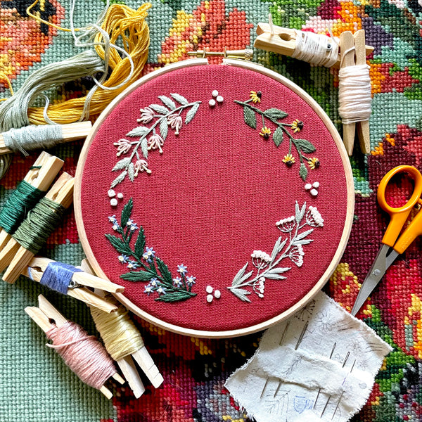 October 2023 Embroidery PDF Pattern  - Re-release