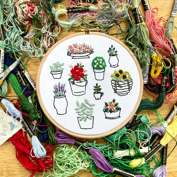 June 2023 Embroidery PDF Pattern  - Re-release