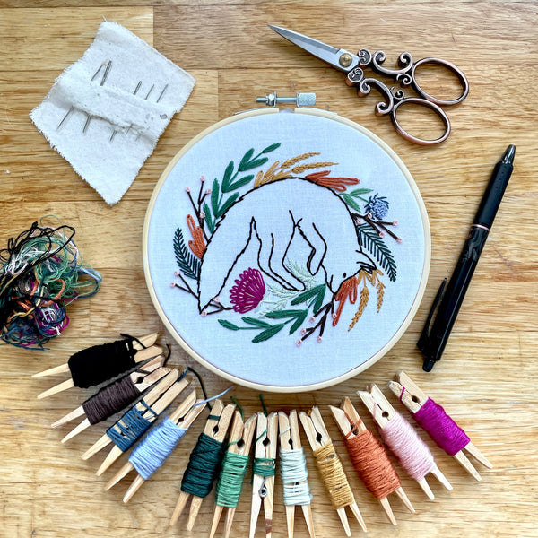 October 2022 Embroidery PDF Pattern  - Re-release
