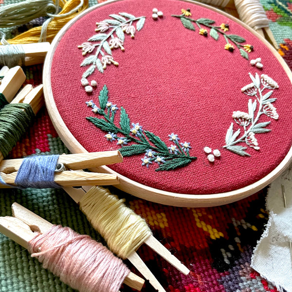 October 2023 Embroidery PDF Pattern  - Re-release