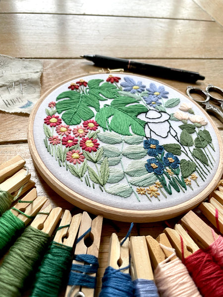 March 2023 Embroidery PDF Pattern  - Re-release