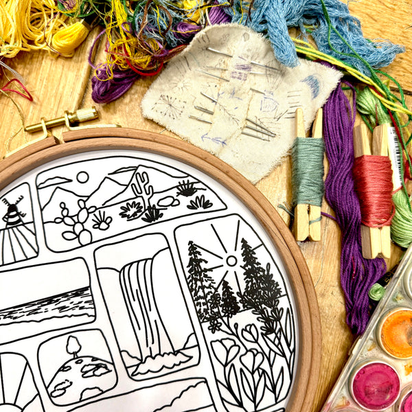 Little Slices of Paradise Stitchalong, Live Video Tutorials on Instagram