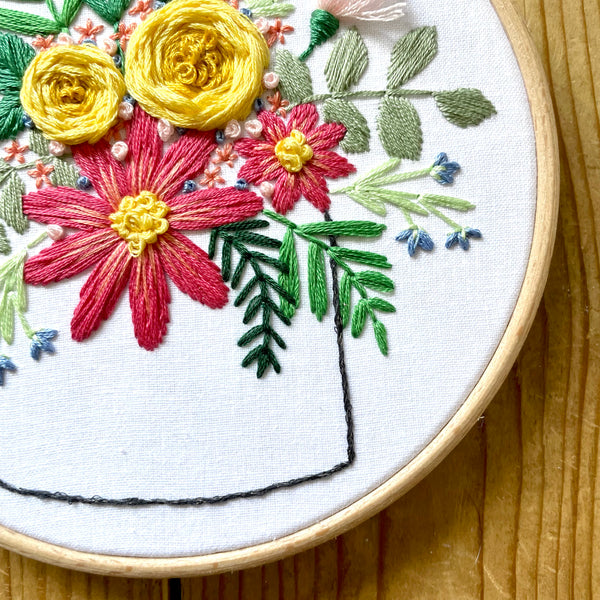 April 2024 Embroidery PDF Pattern  - Re-release