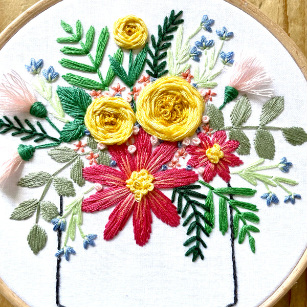 April 2024 Embroidery PDF Pattern  - Re-release