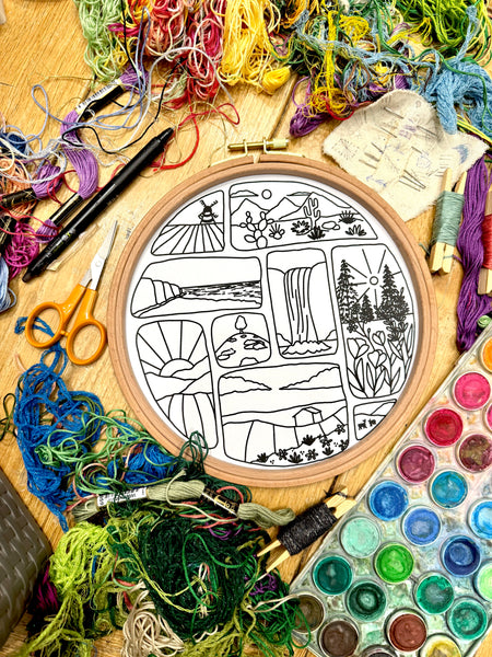 Little Slices of Paradise Stitchalong, Live Video Tutorials on Instagram