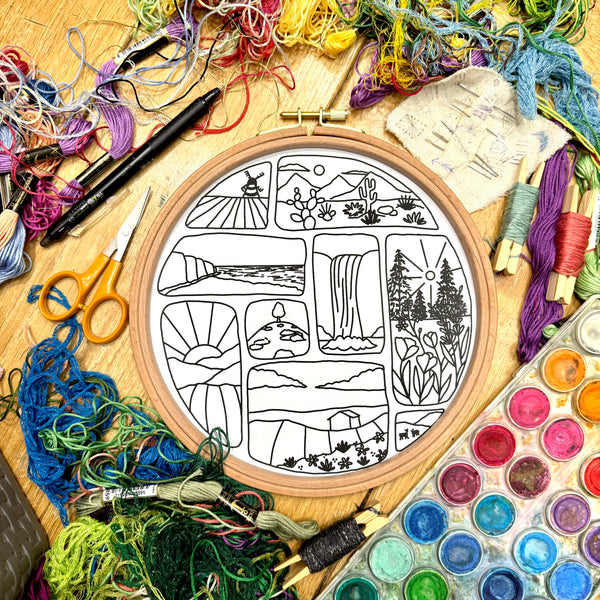 Little Slices of Paradise Stitchalong, Live Video Tutorials on Instagram