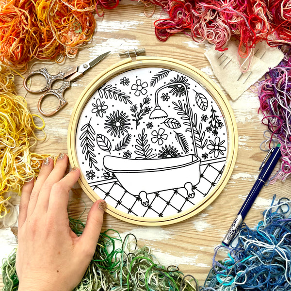 Fun in the Tub Stitchalong, Live Video Tutorials on Instagram