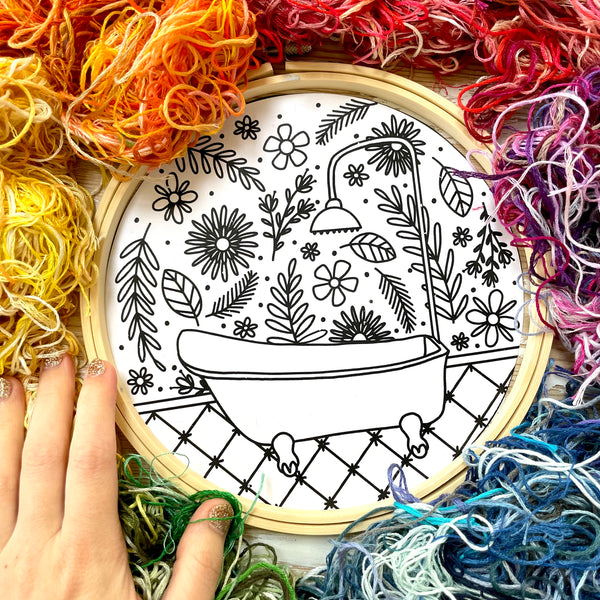 Fun in the Tub Stitchalong, Live Video Tutorials on Instagram