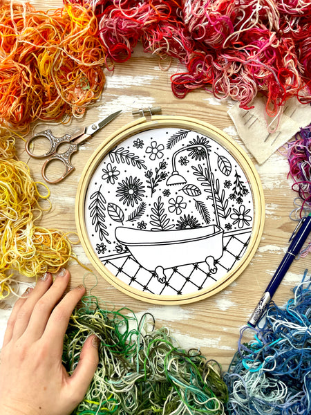 Fun in the Tub Stitchalong, Live Video Tutorials on Instagram