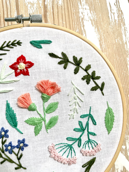 April 2022 Embroidery PDF Pattern  - Re-release