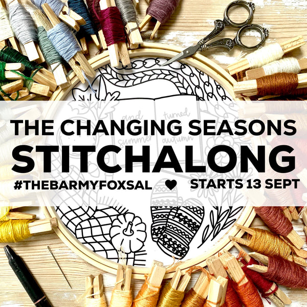The Changing Seasons Stitchalong, Live Videos on Instagram