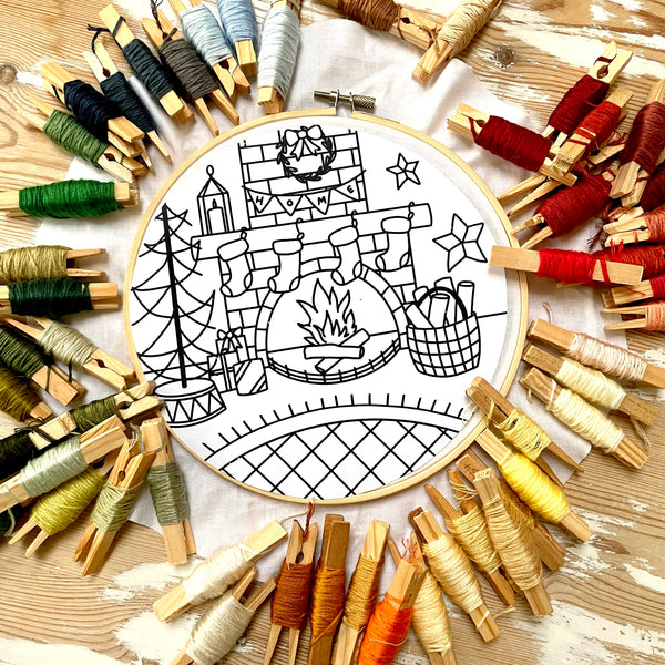 Inside the Cosy Cabin Stitchalong, Live Video Tutorials on Instagram