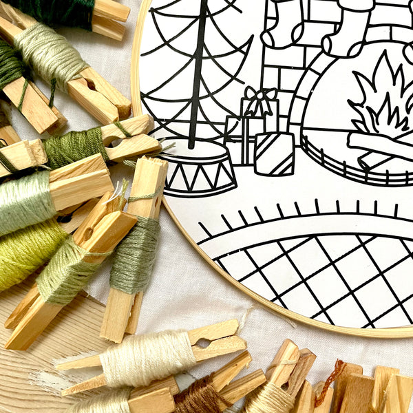 Inside the Cosy Cabin Stitchalong, Live Video Tutorials on Instagram