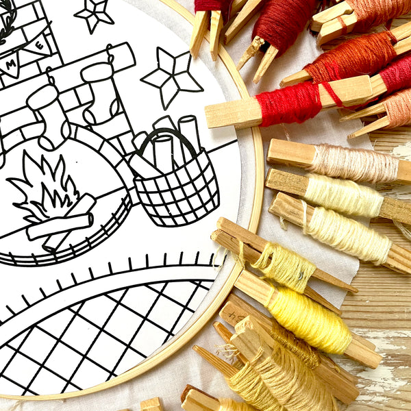 Inside the Cosy Cabin Stitchalong, Live Video Tutorials on Instagram