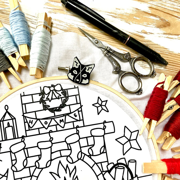 Inside the Cosy Cabin Stitchalong, Live Video Tutorials on Instagram