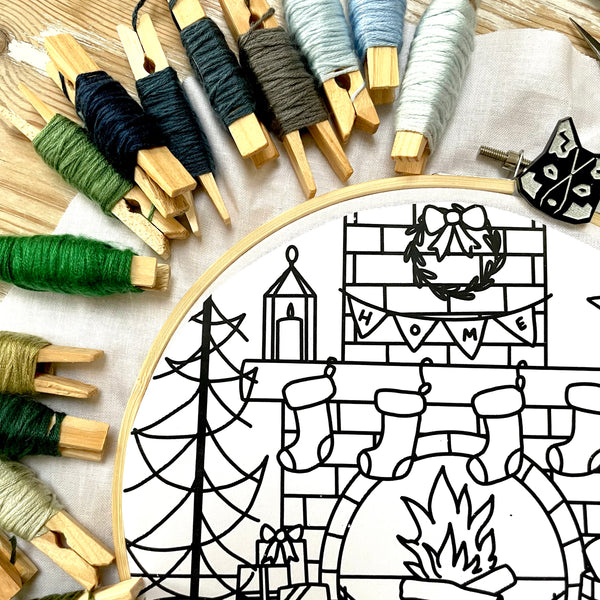 Inside the Cosy Cabin Stitchalong, Live Video Tutorials on Instagram