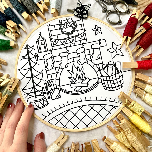 Inside the Cosy Cabin Stitchalong, Live Video Tutorials on Instagram