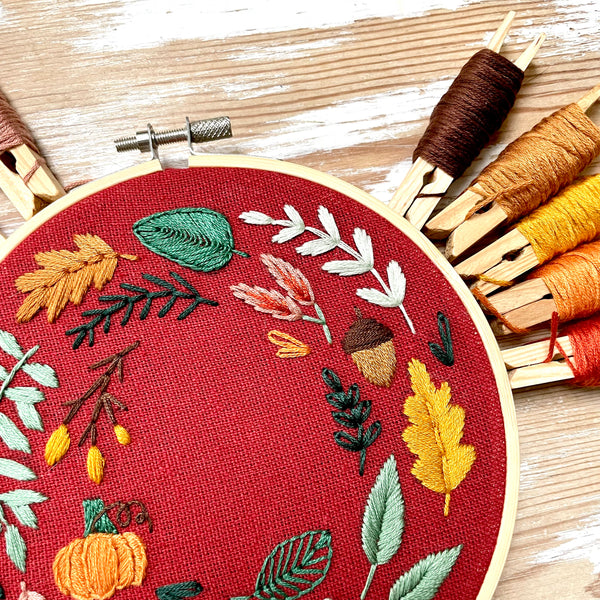 November 2021 Embroidery PDF Pattern  - Re-release