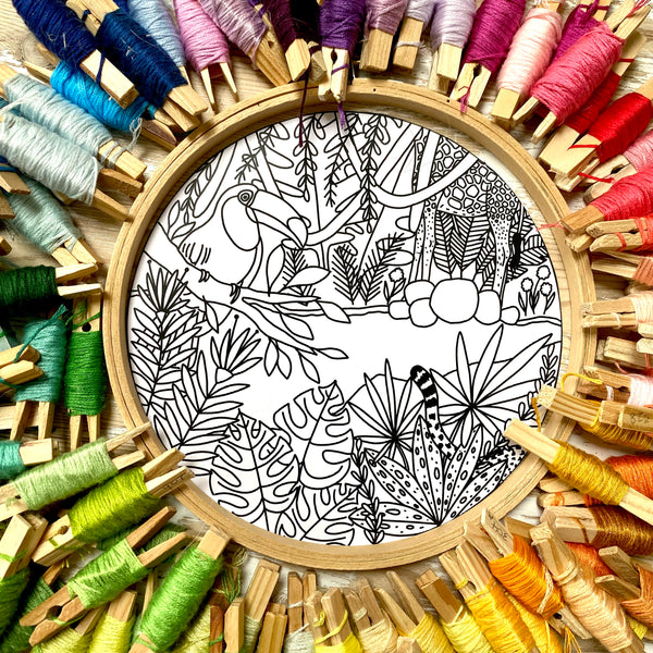 The Jungle Stitchalong, Live Videos on Instagram