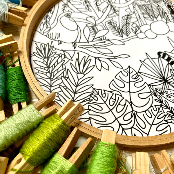 The Jungle Stitchalong, Live Videos on Instagram